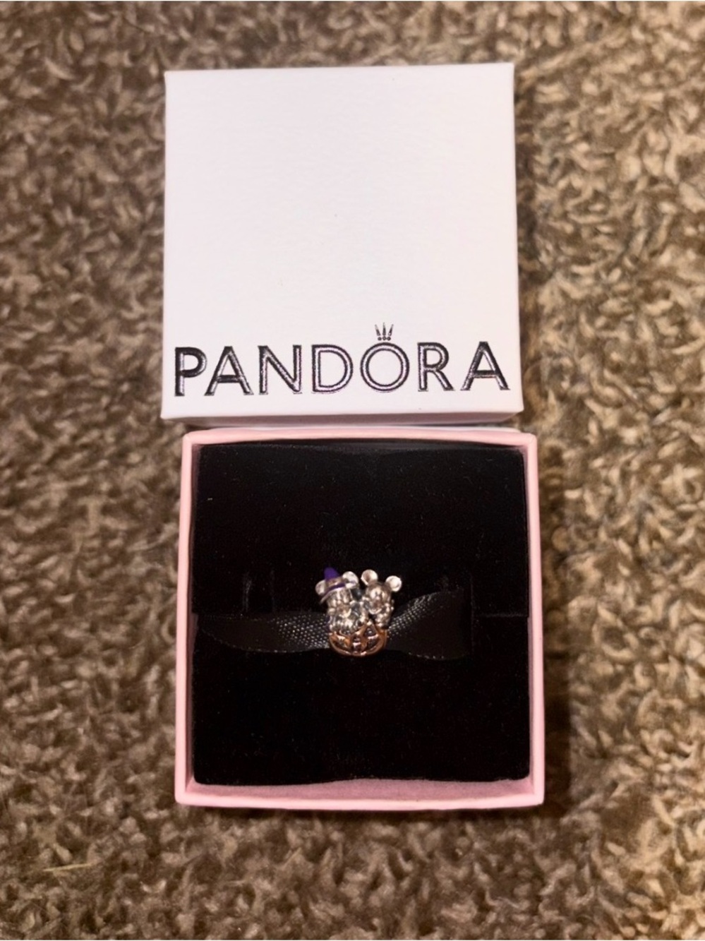 Disney x Pandora Silver Ring with Purple Accents